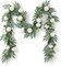 1 Pcs 6 ft Artificial Flower Garland with Chrysanthemum and Eucalyptus 22 Inch White Floral Summer Garland for Wedding Porch Stair Table Centerpieces Baby Shower Birthday Decor
